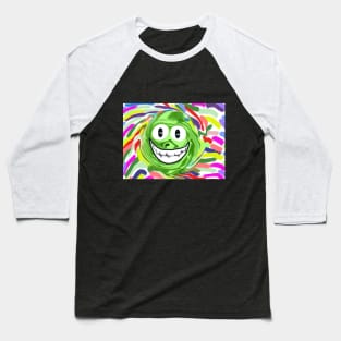 Kids funny green friend Baseball T-Shirt